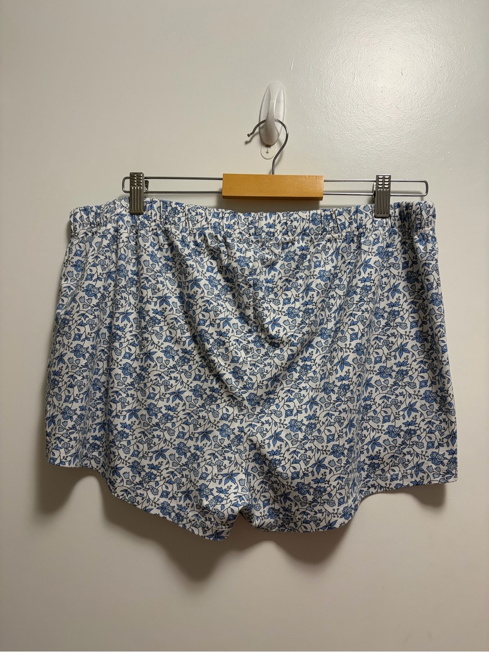 LAKE Pima Crew Shorts Set in Delft Blue Garden Floral Women’s Size XXL - Picture 8 of 12